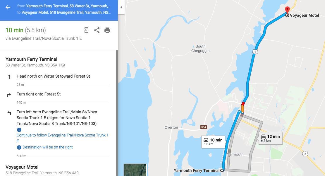 Voyageur Motel Yarmouth Kültér fotó